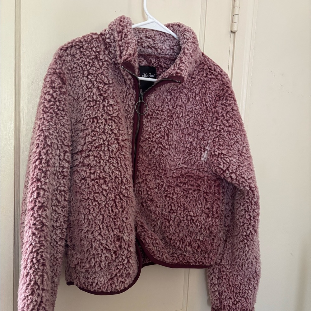 Me Jane Pink Fuzzy Sweater